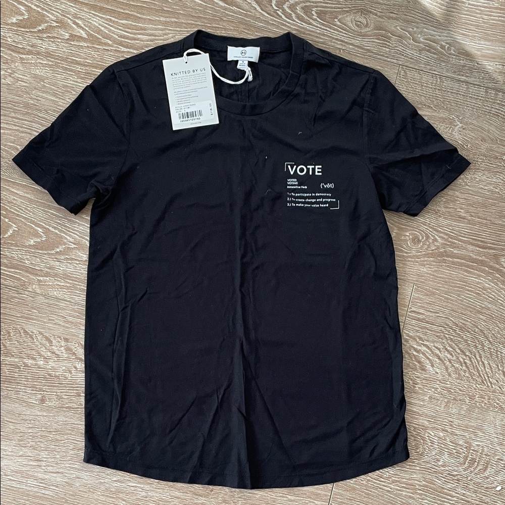 AG Adriano Goldschmidt Vote TShirt Black S